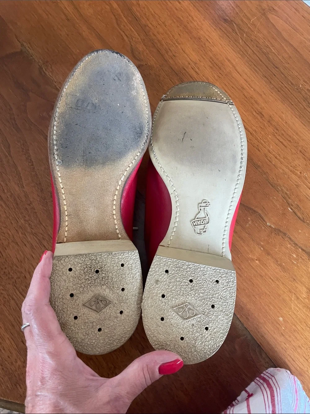 Vintage leather bowling shoes!